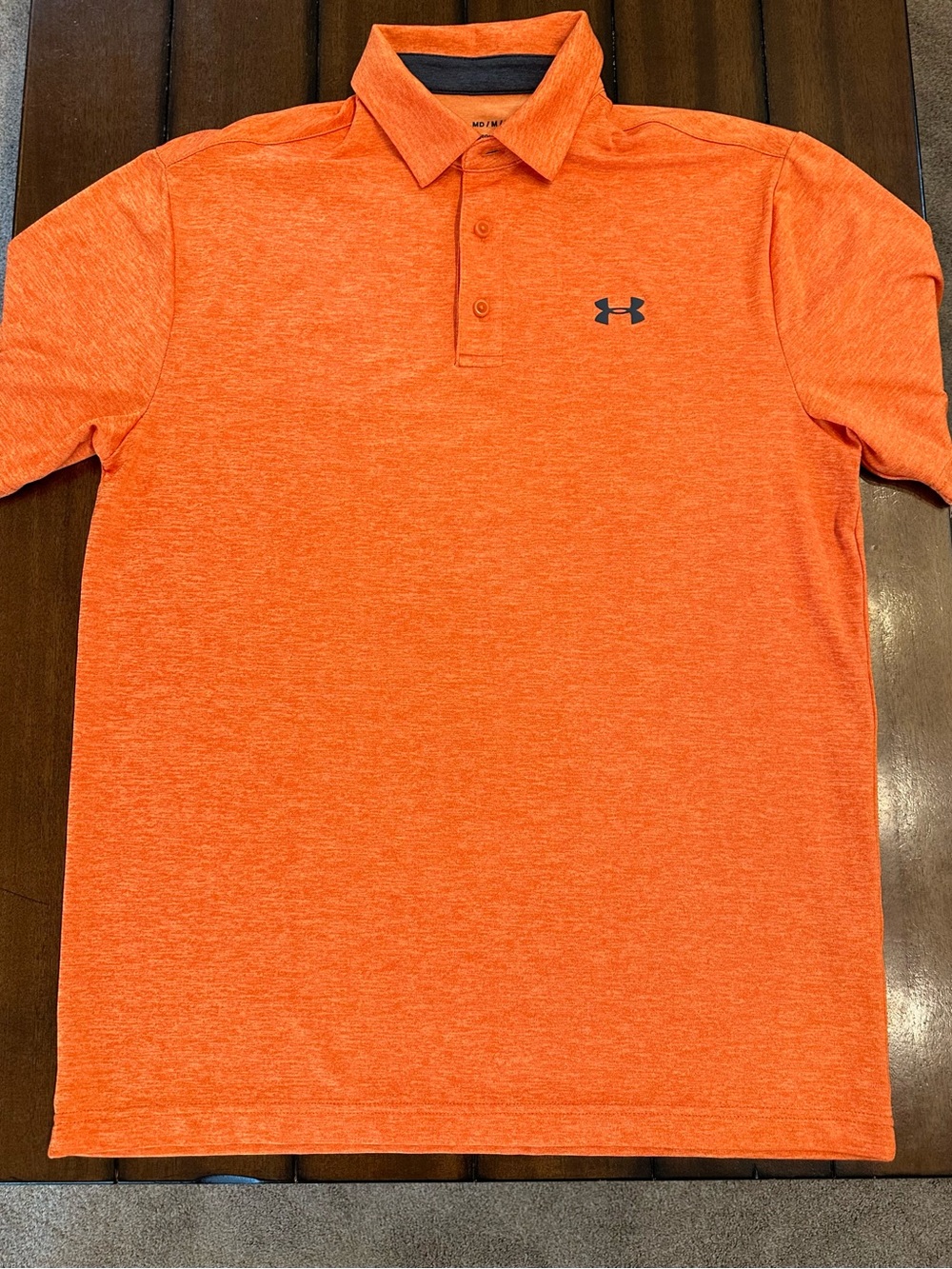 Under Armour Orange Polo Shirt